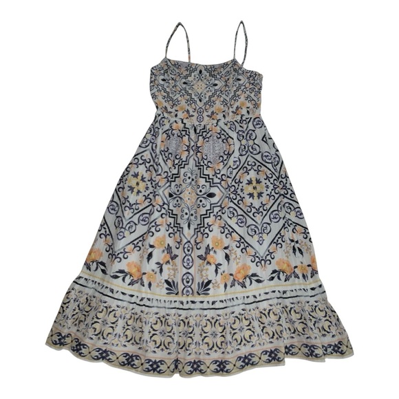 Anthropologie Multicolor Patterned Midi Dress - Picture 4 of 15